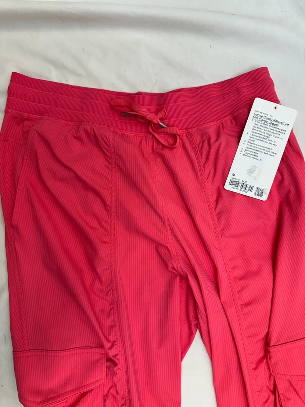lululemon athletica Dance Studio Cargo Joggers in Bright Pink M NWTS